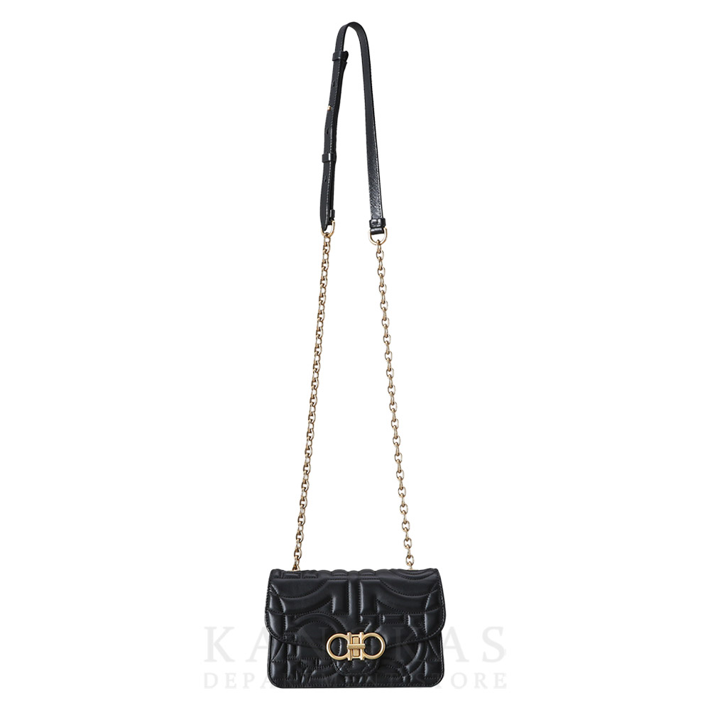 FERRAGAMO(USED)페레가모 간치니 체인 숄더백